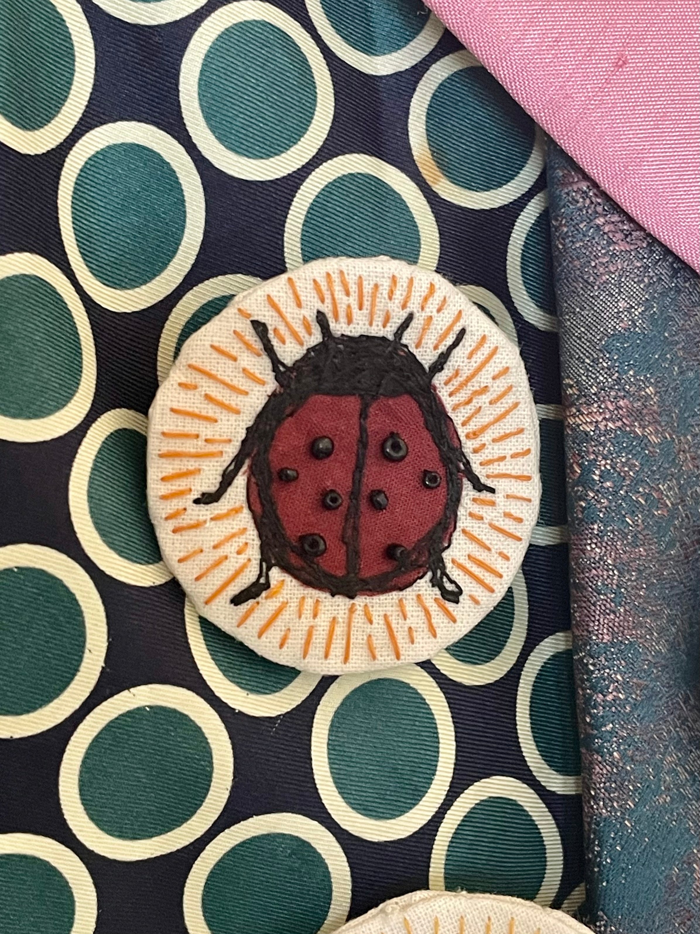 Ladybug Brooch