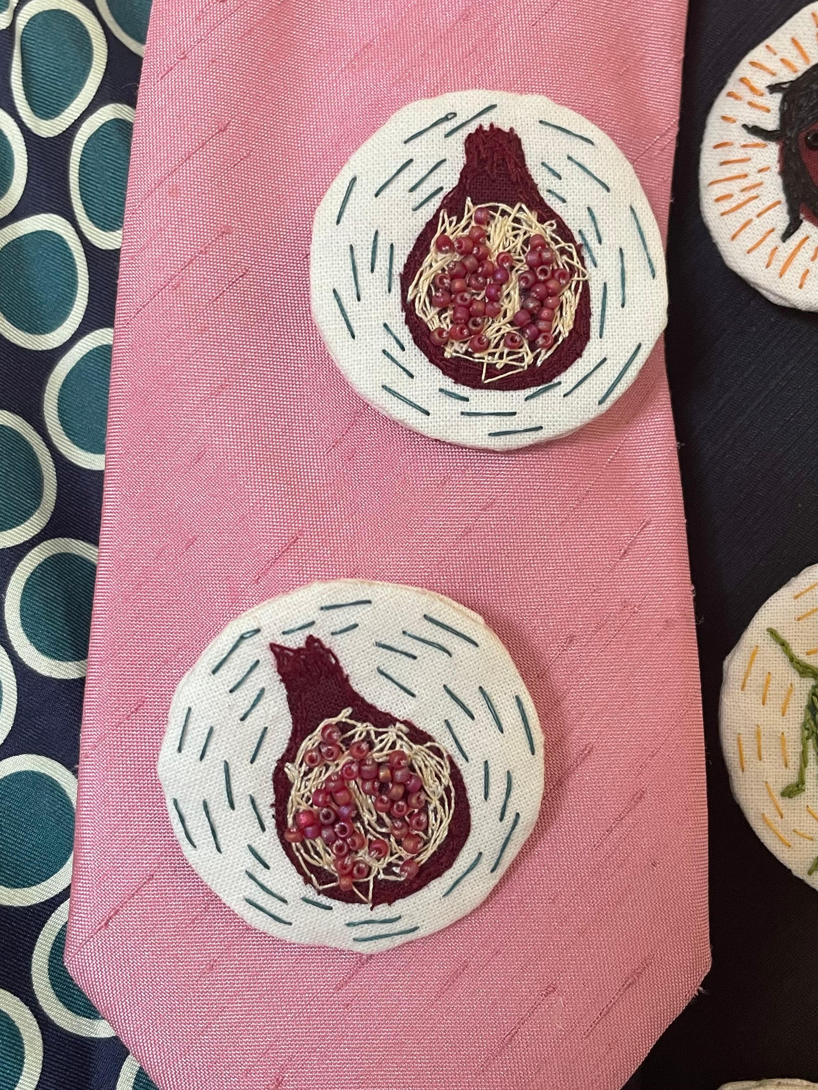Pomegranate Brooch