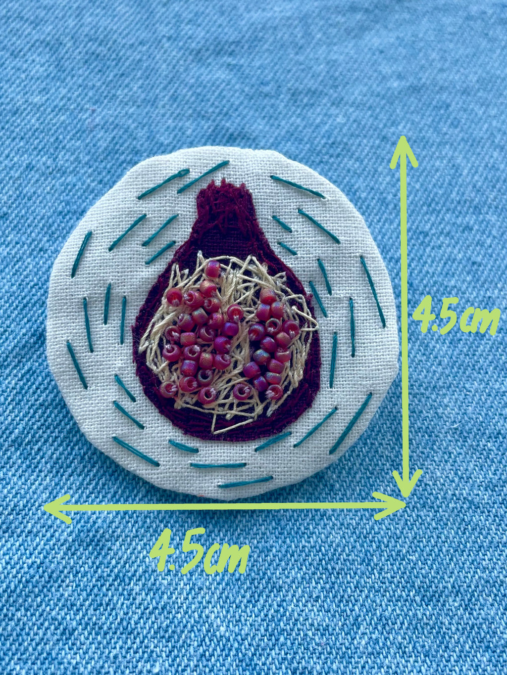 Pomegranate Brooch