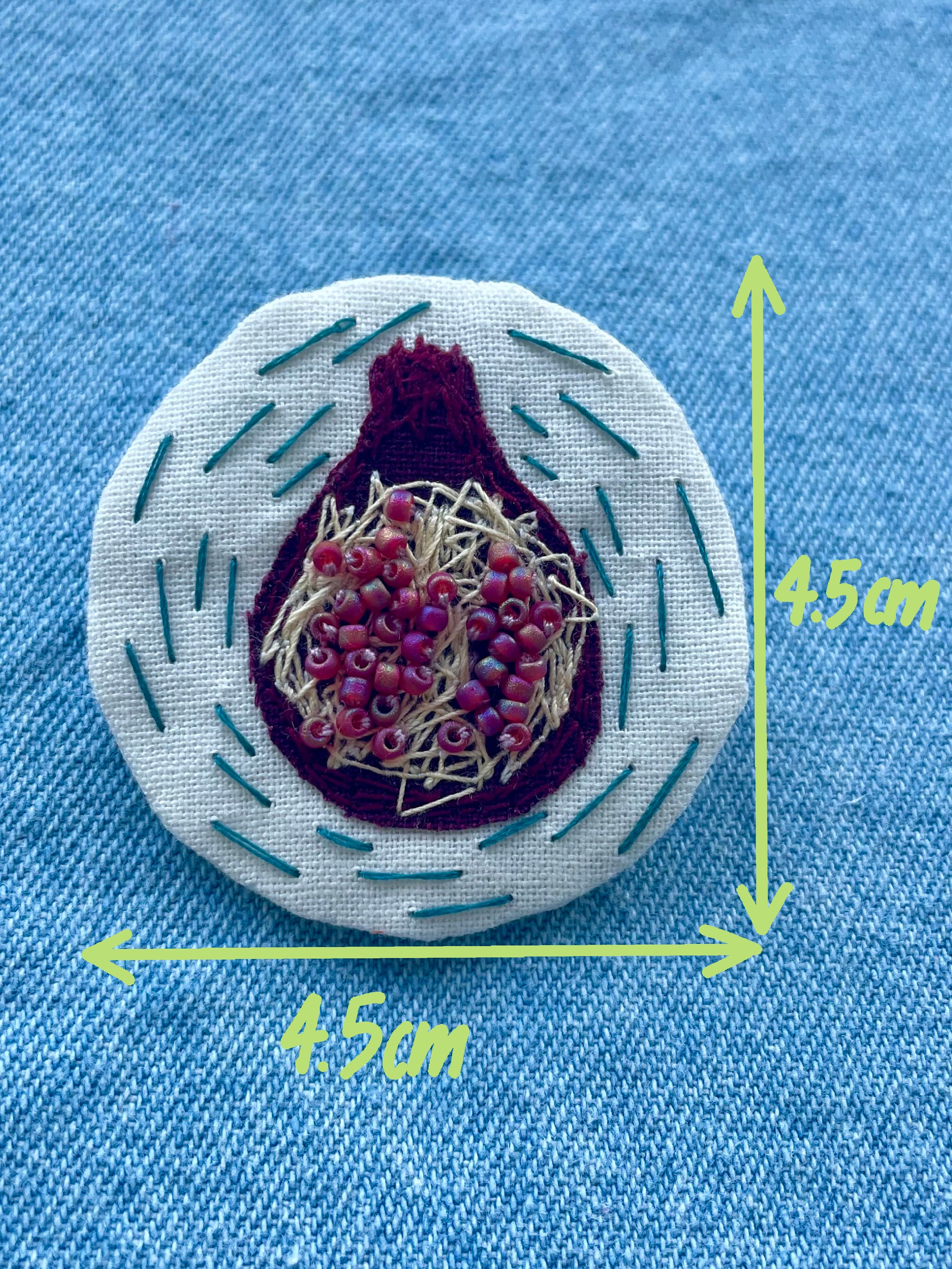 Pomegranate Brooch