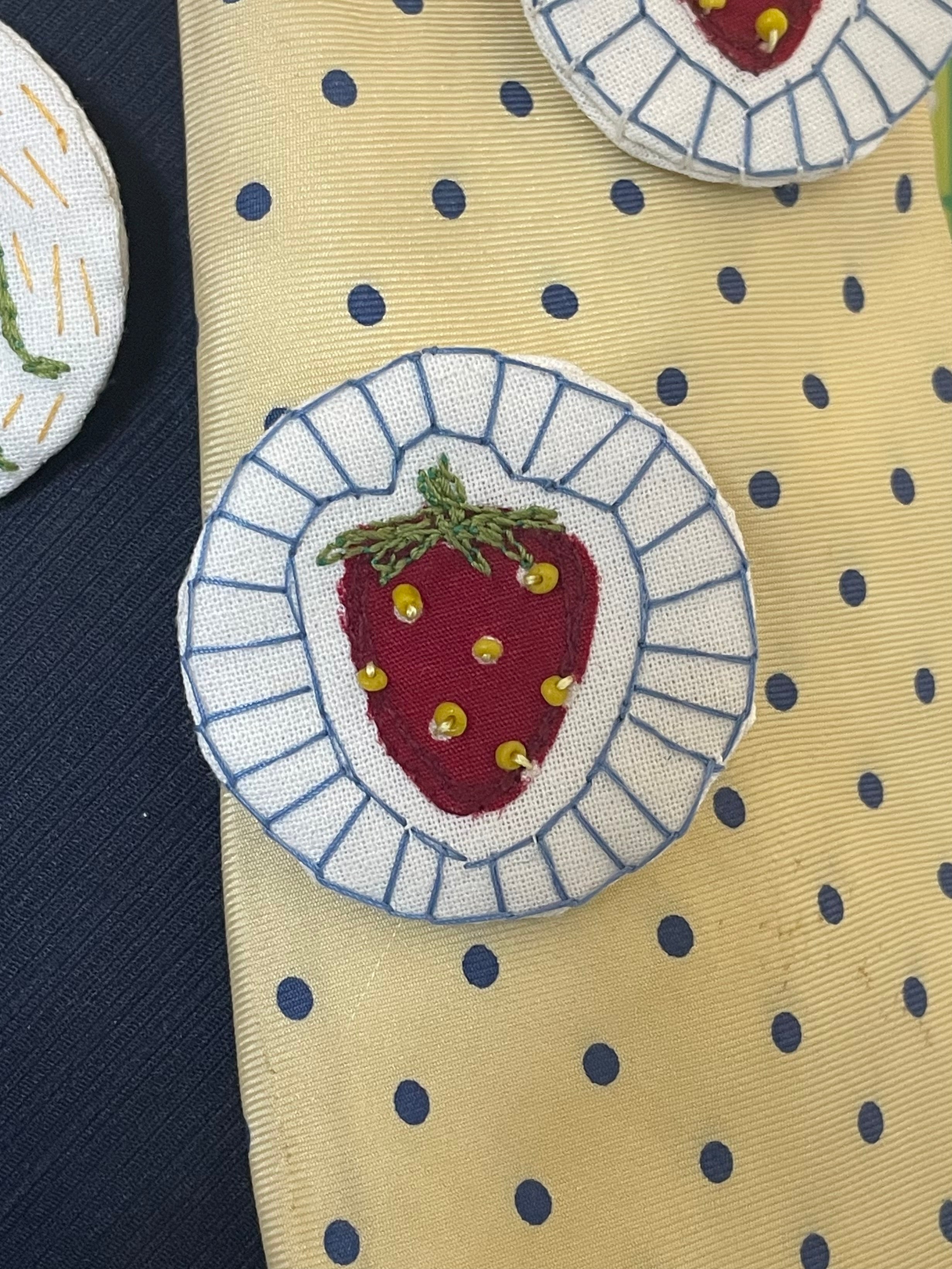 Strawberry Brooch