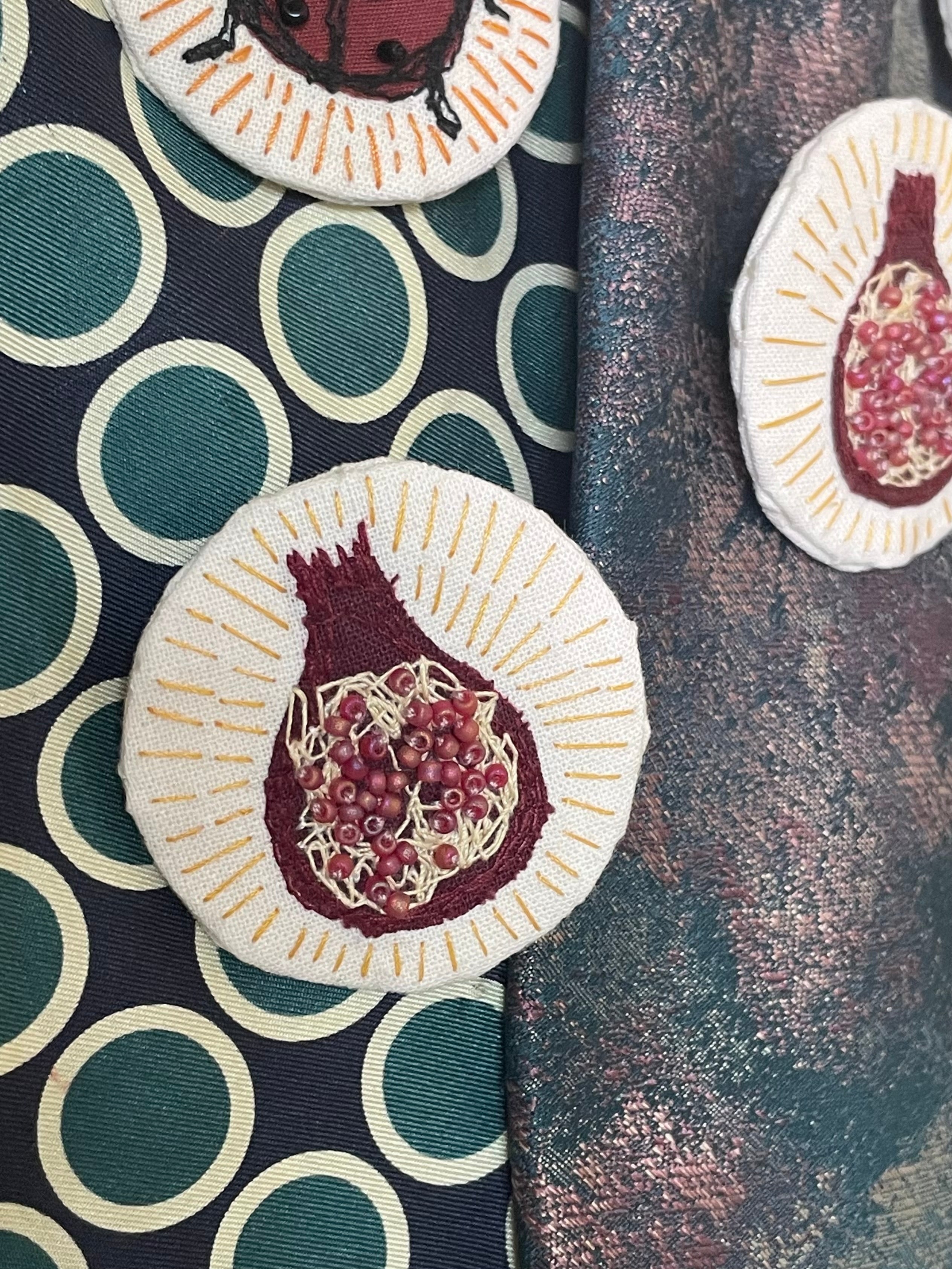 Pomegranate Brooch