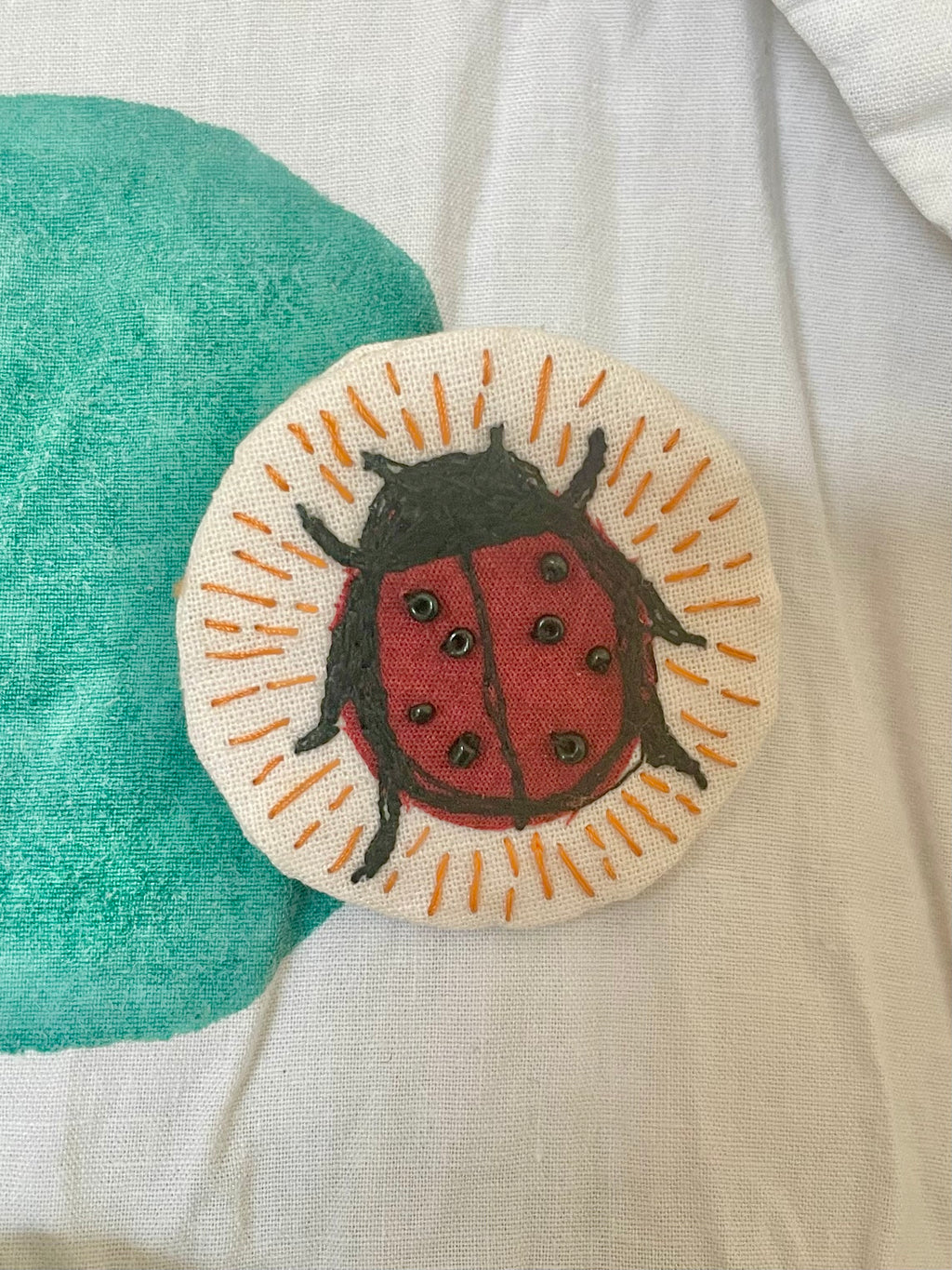 Ladybug Brooch