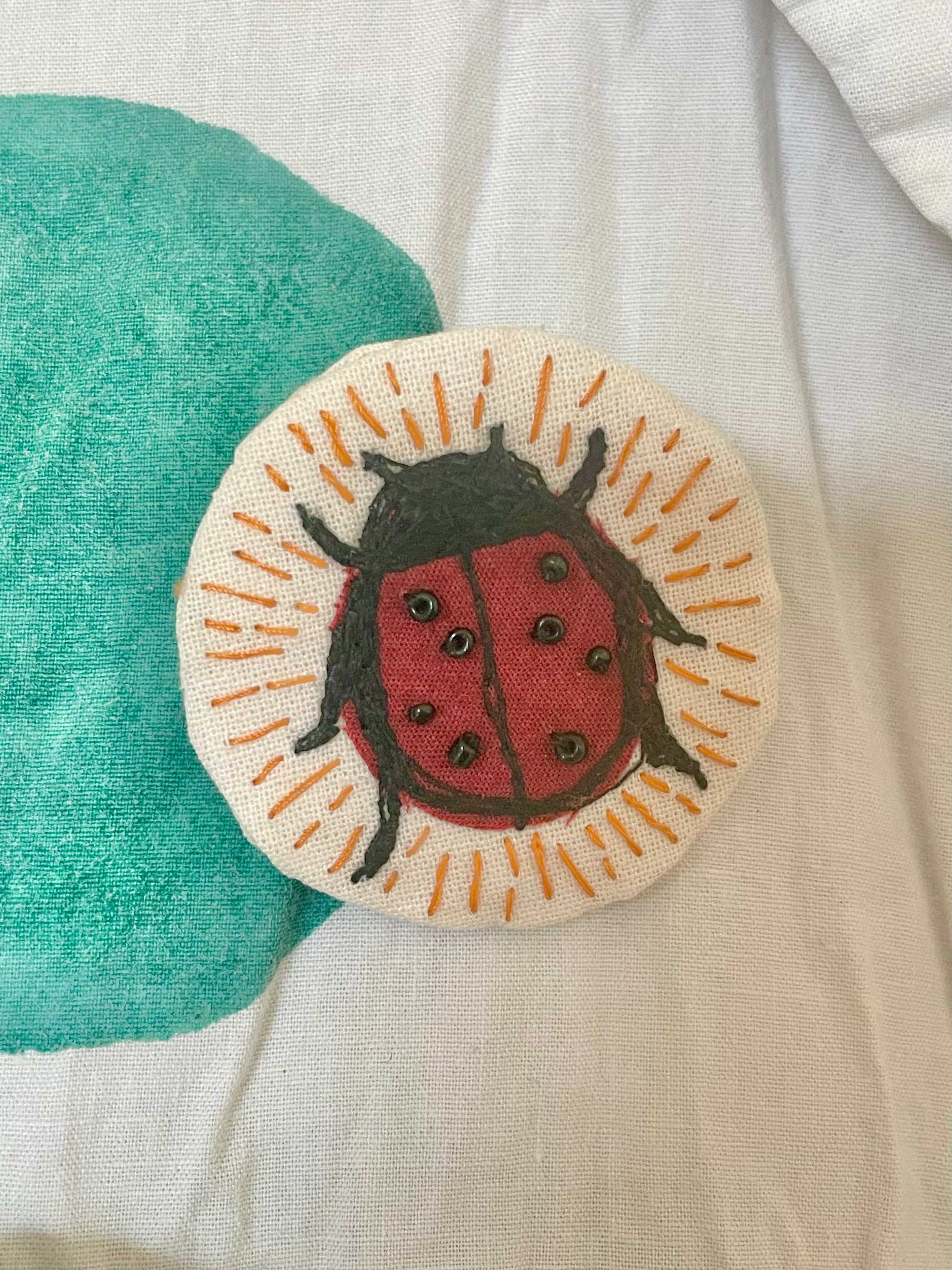 Ladybug Brooch