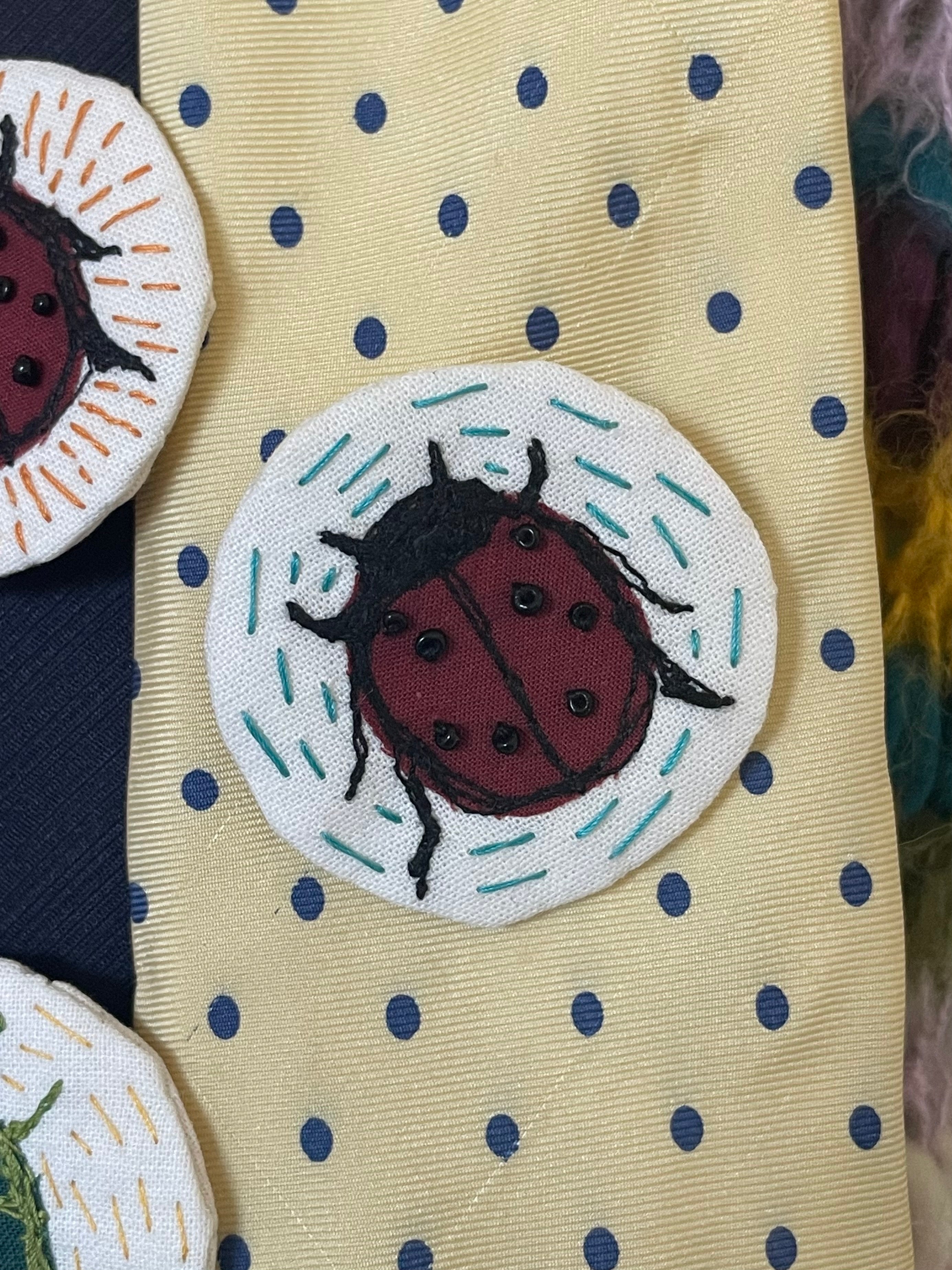 Ladybug Brooch
