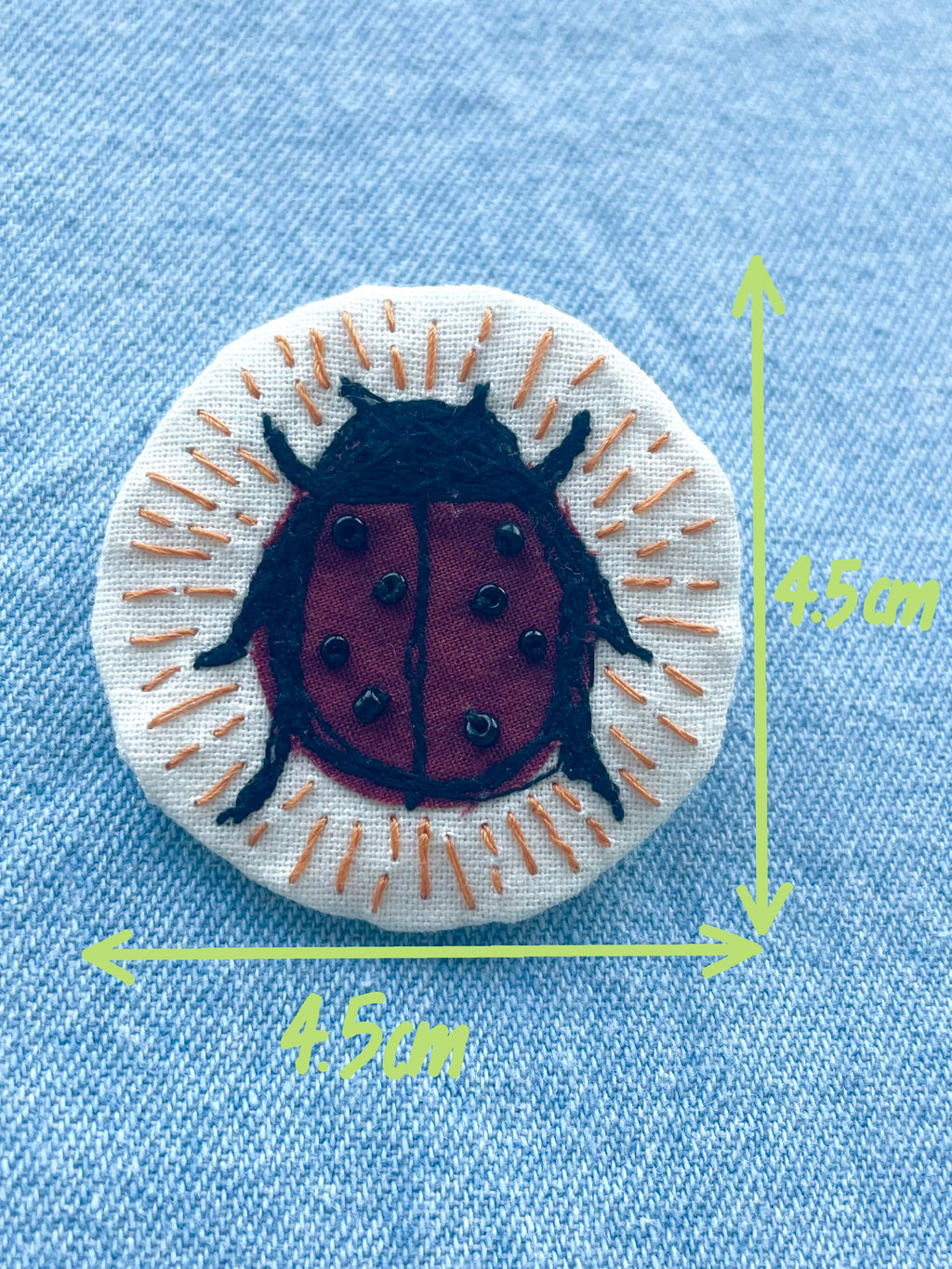 Ladybug Brooch