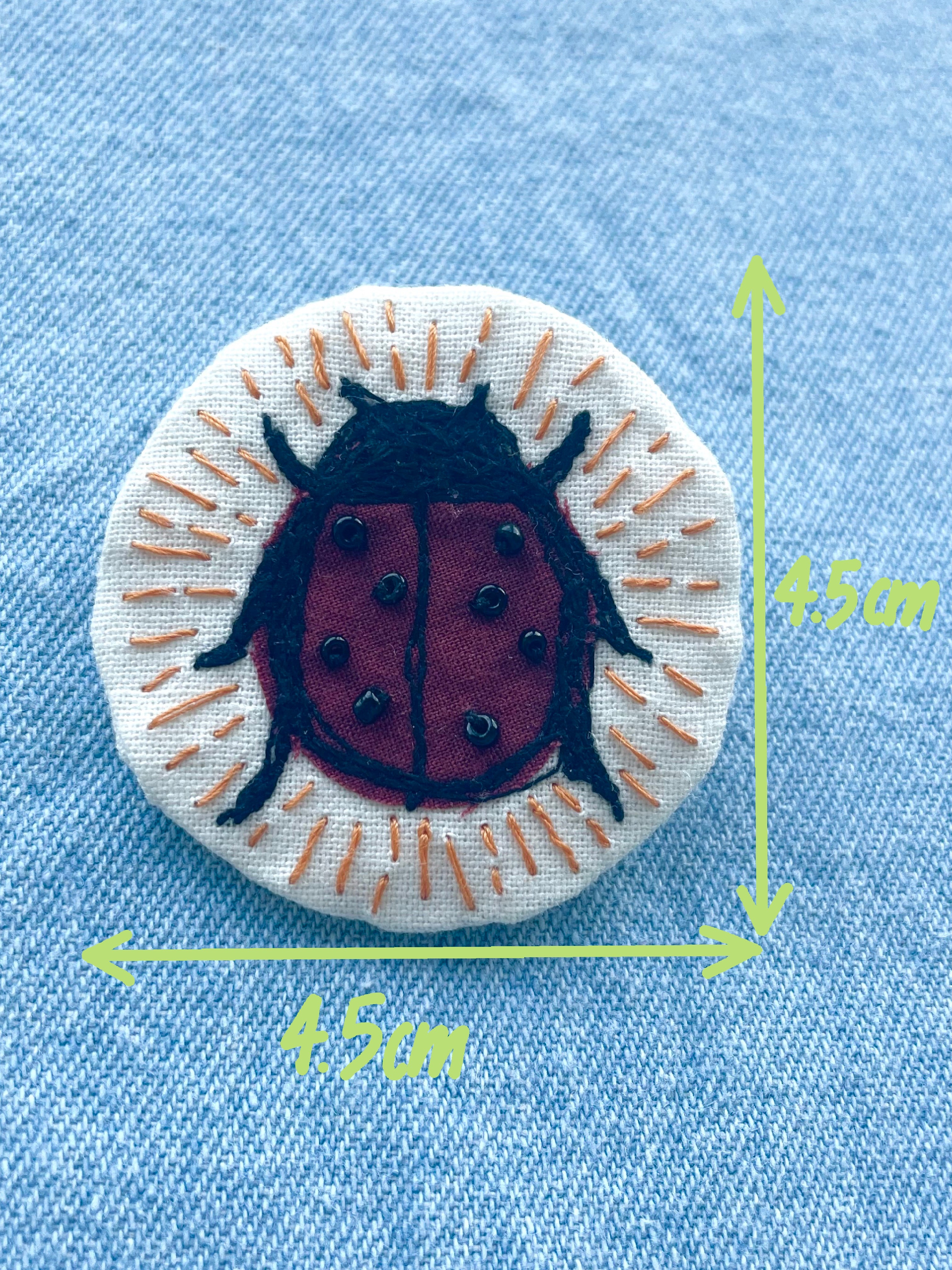 Ladybug Brooch