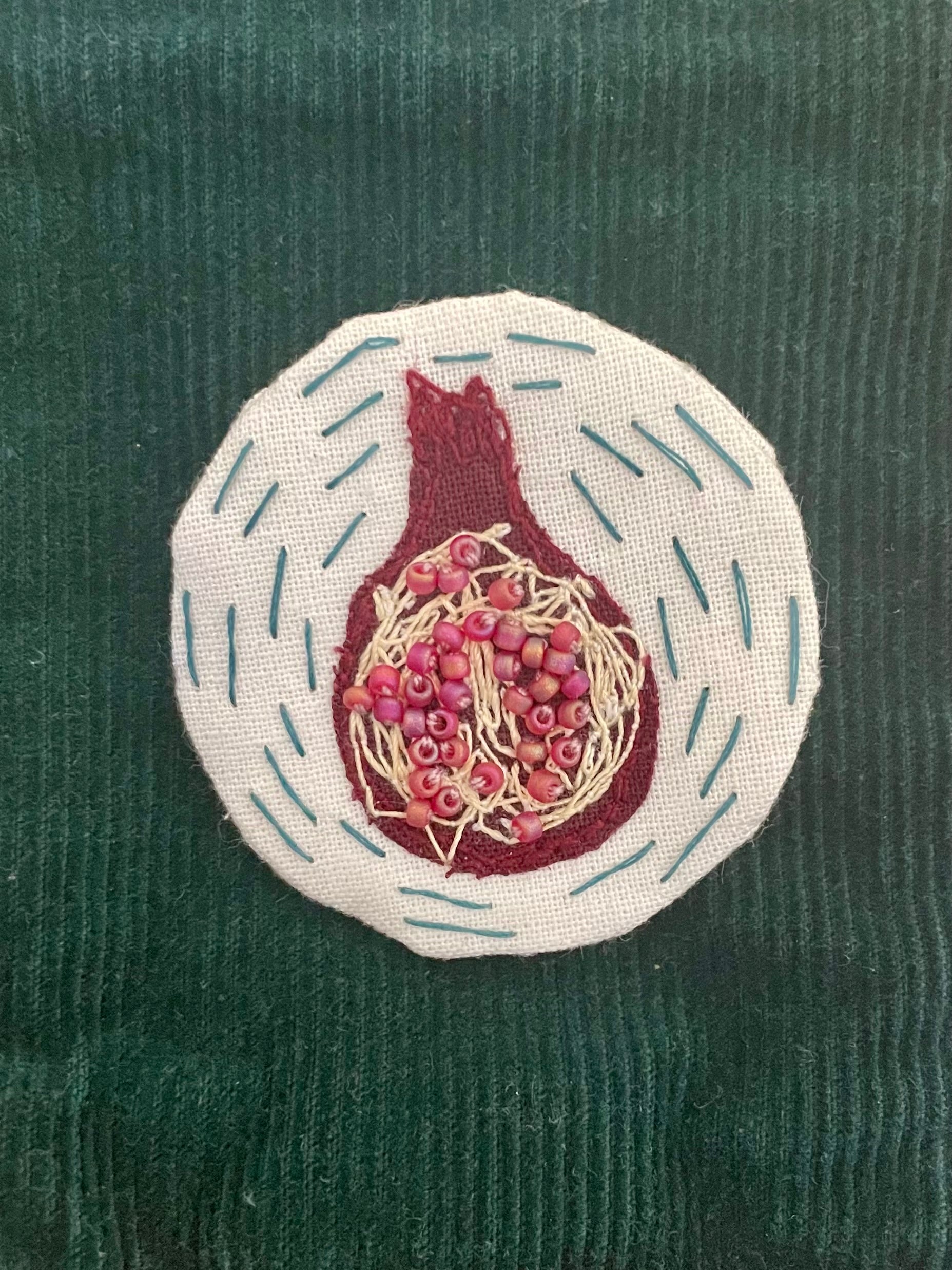 Pomegranate Brooch