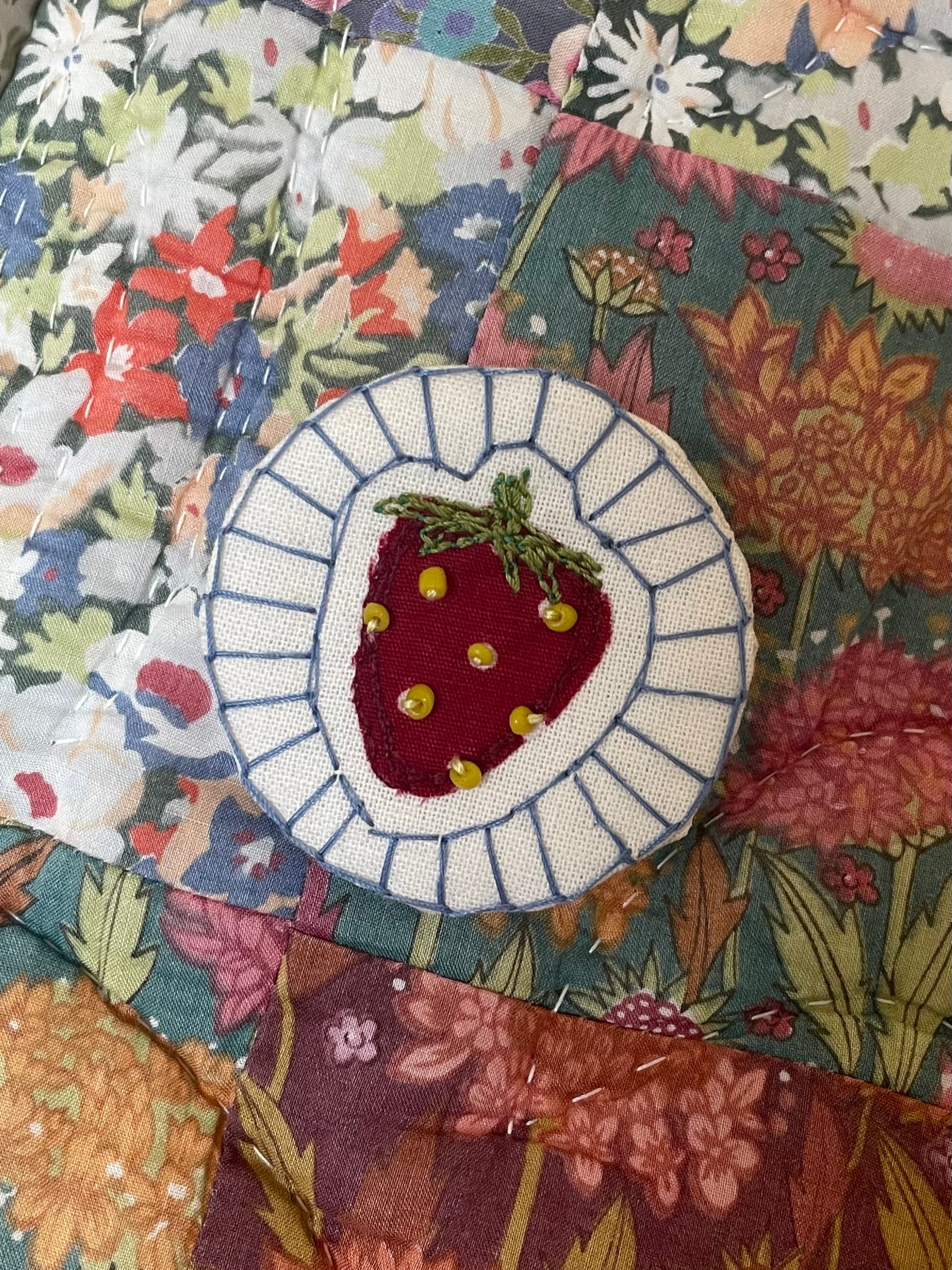 Strawberry Brooch