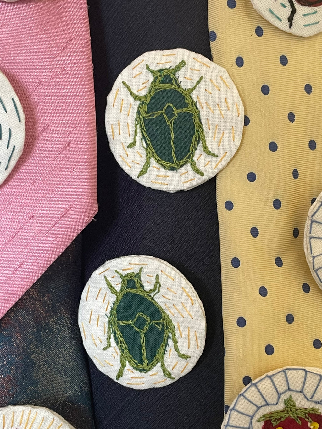 Beetle Brooch