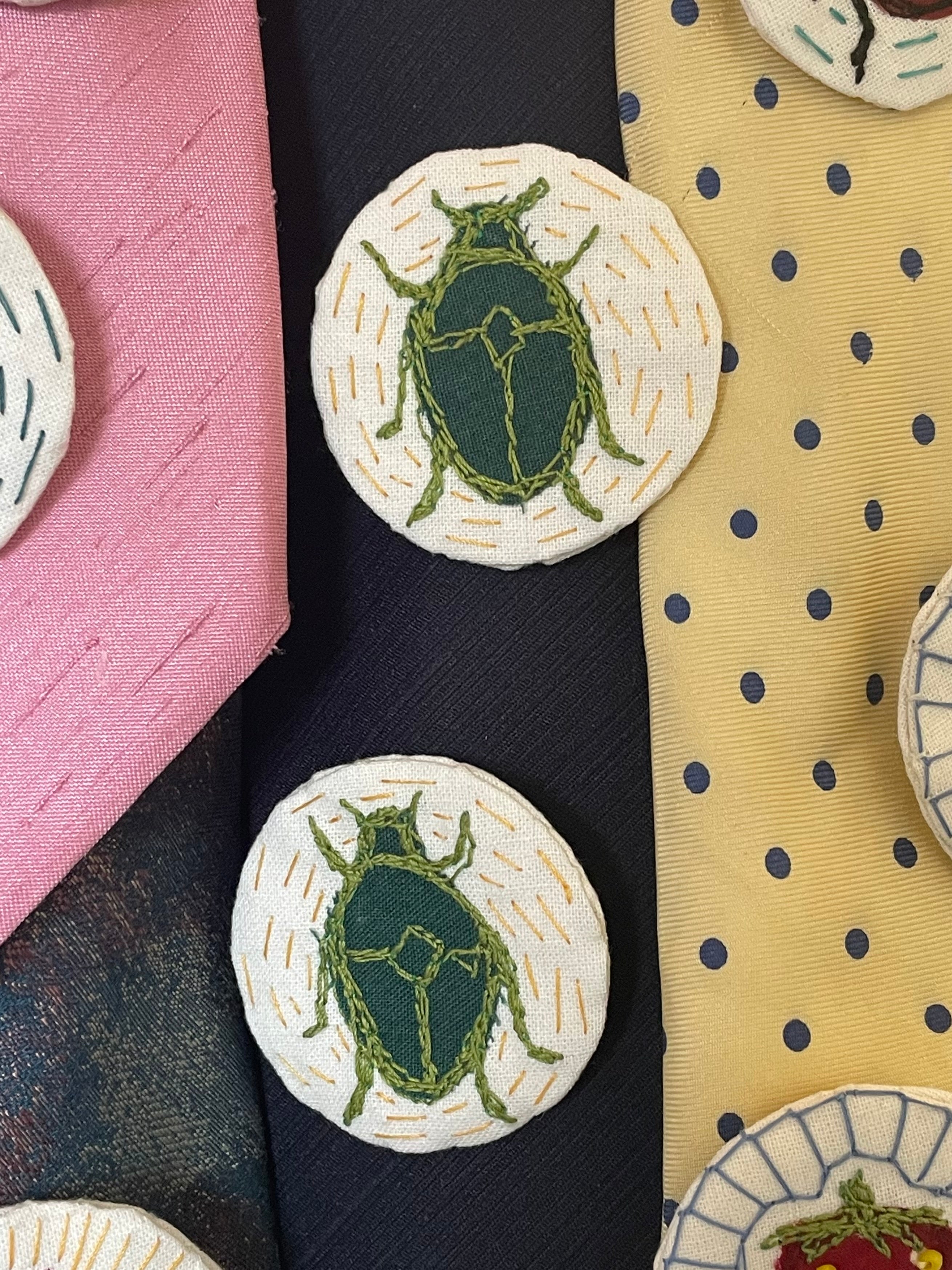 Beetle Brooch