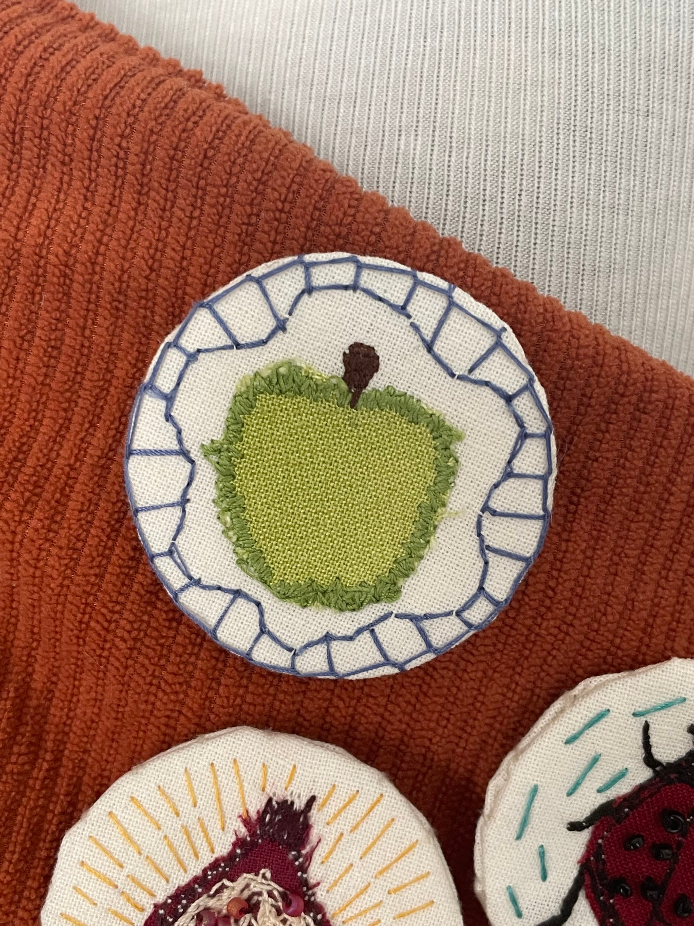 Apple Brooch