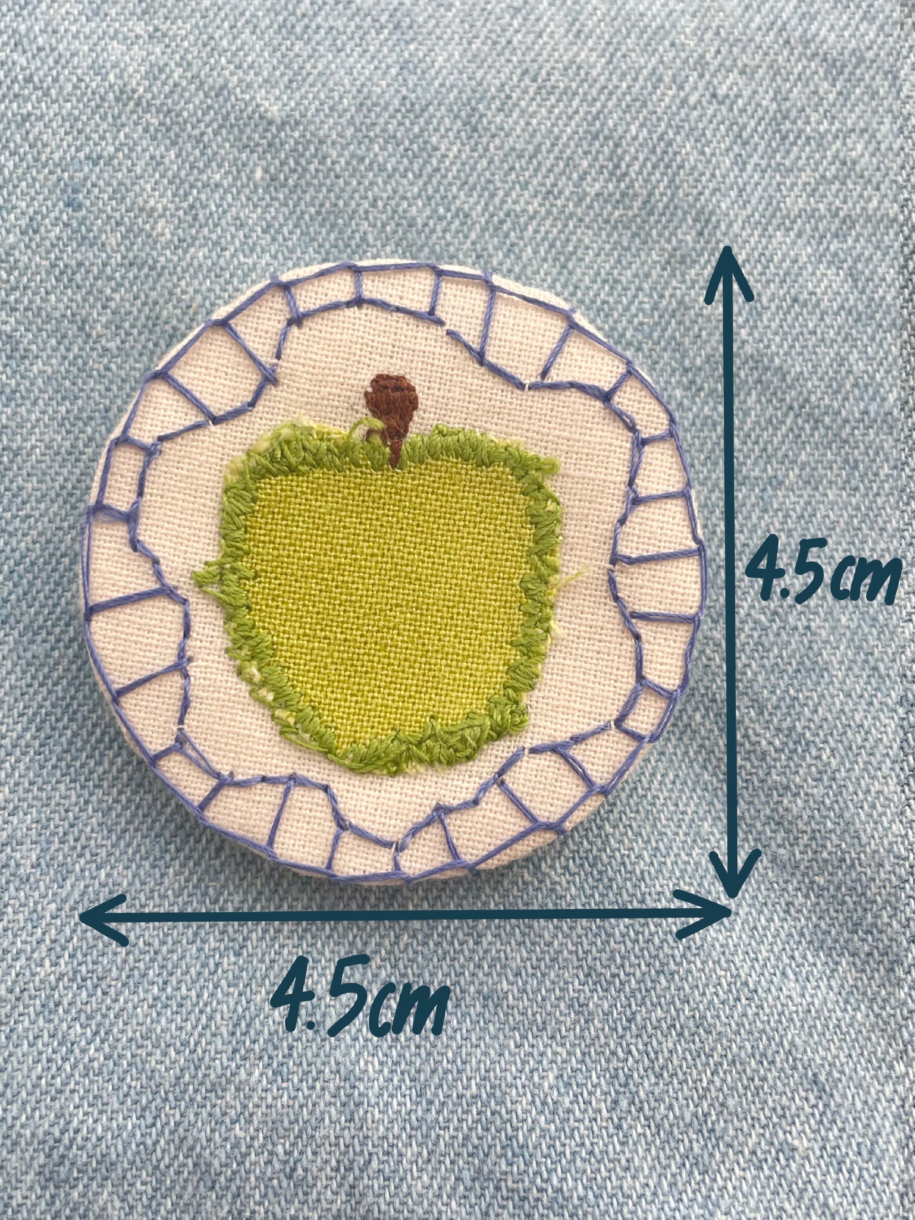 Apple Brooch
