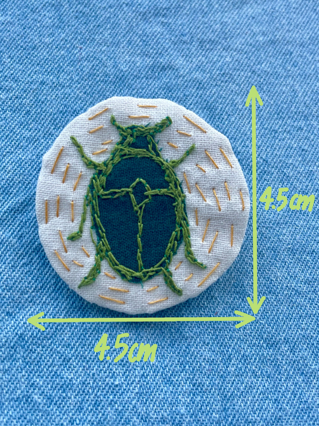 Beetle Brooch