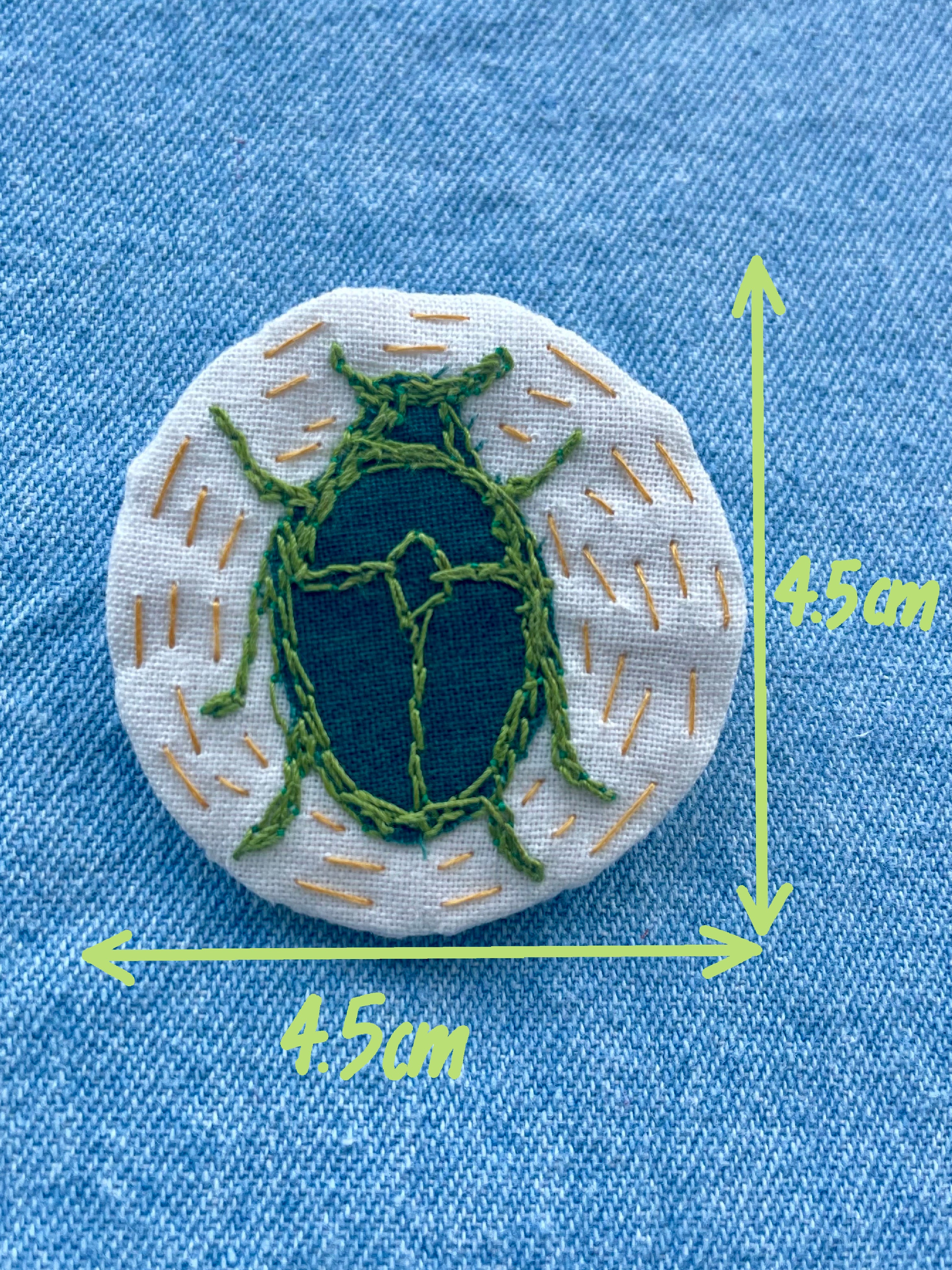 Beetle Brooch