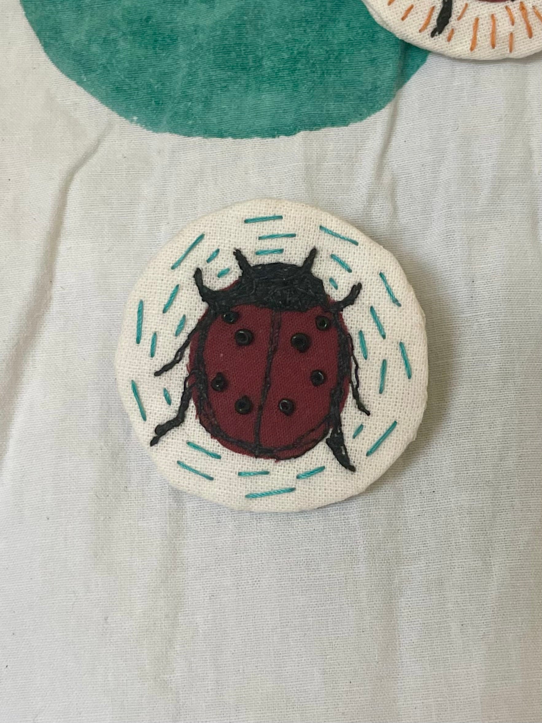 Ladybug Brooch