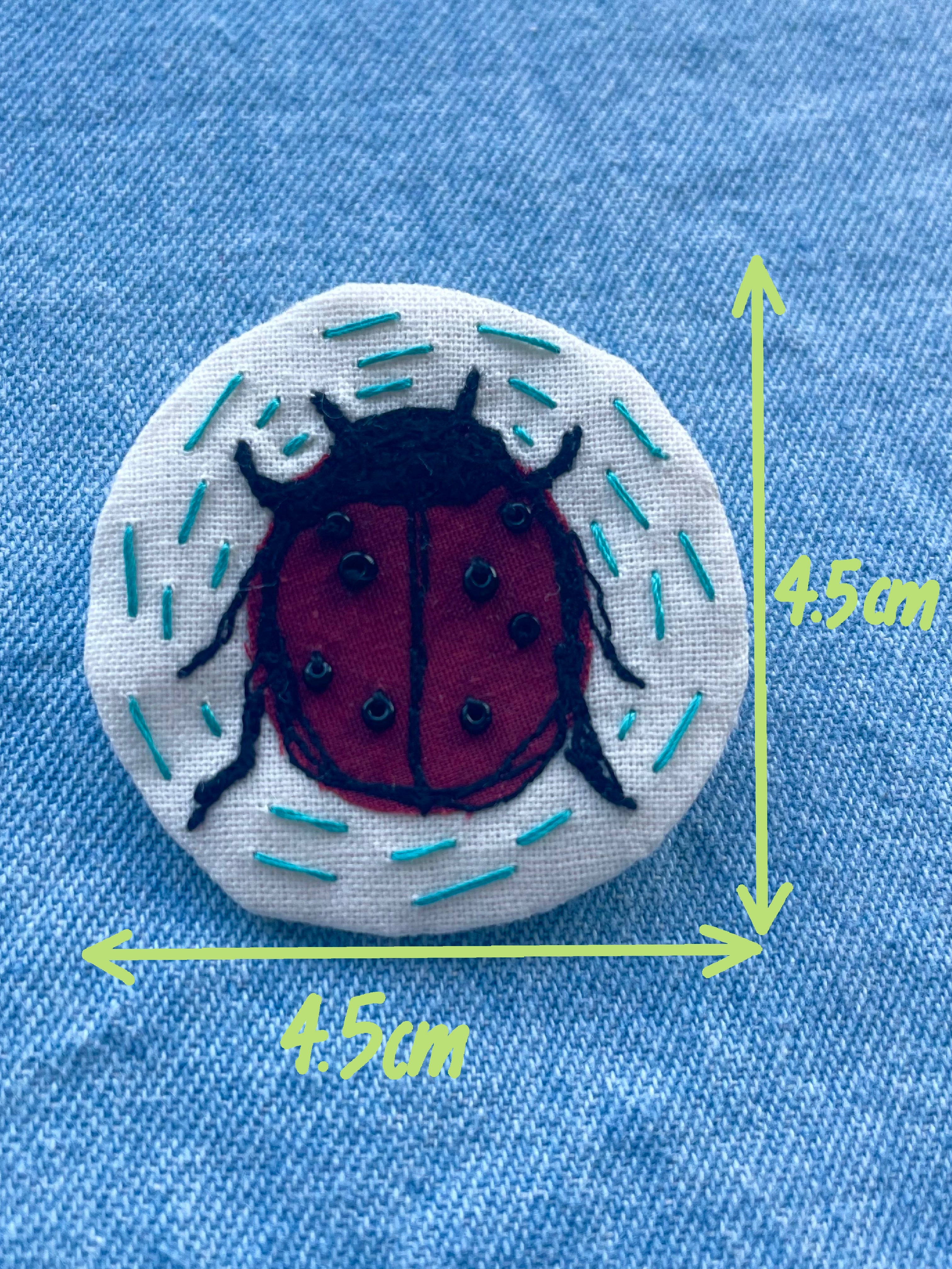 Ladybug Brooch
