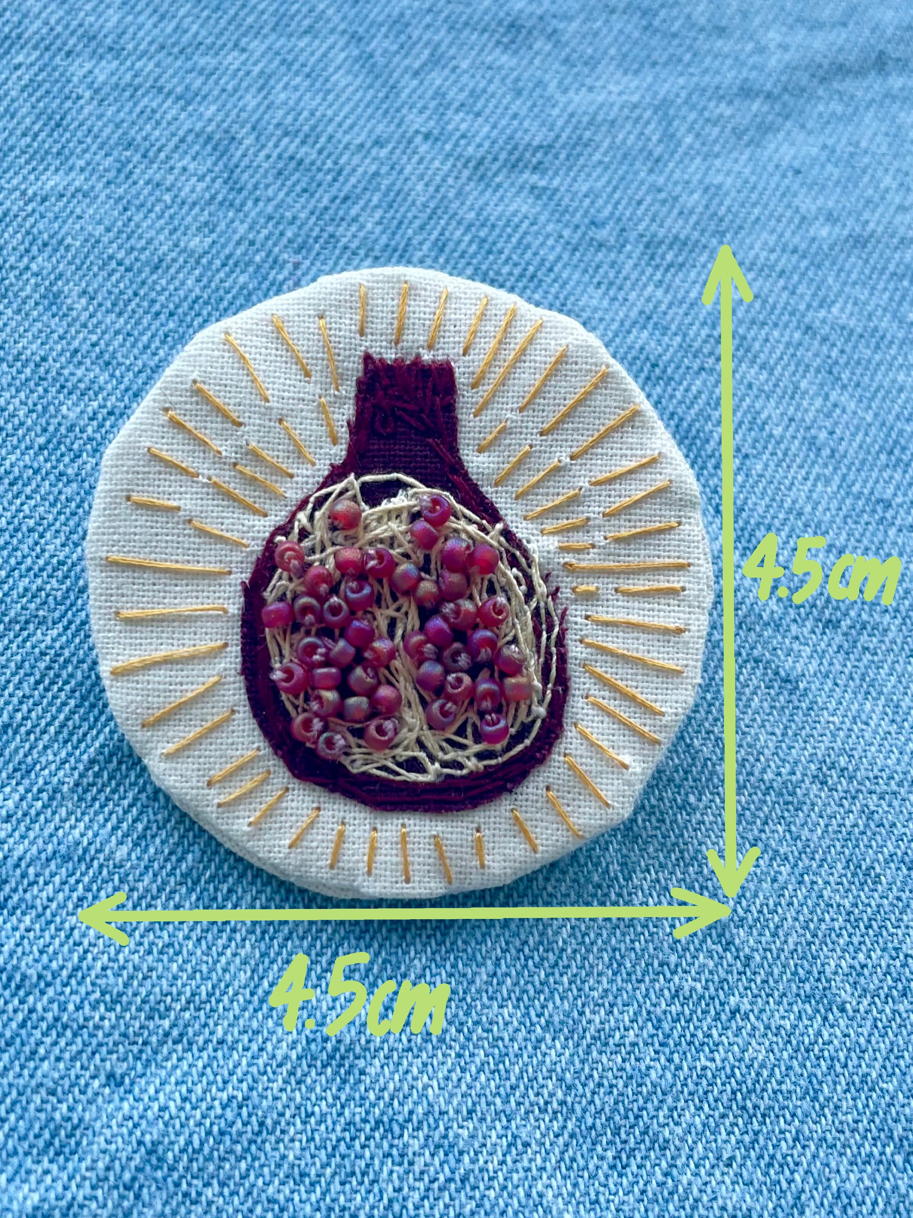 Pomegranate Brooch